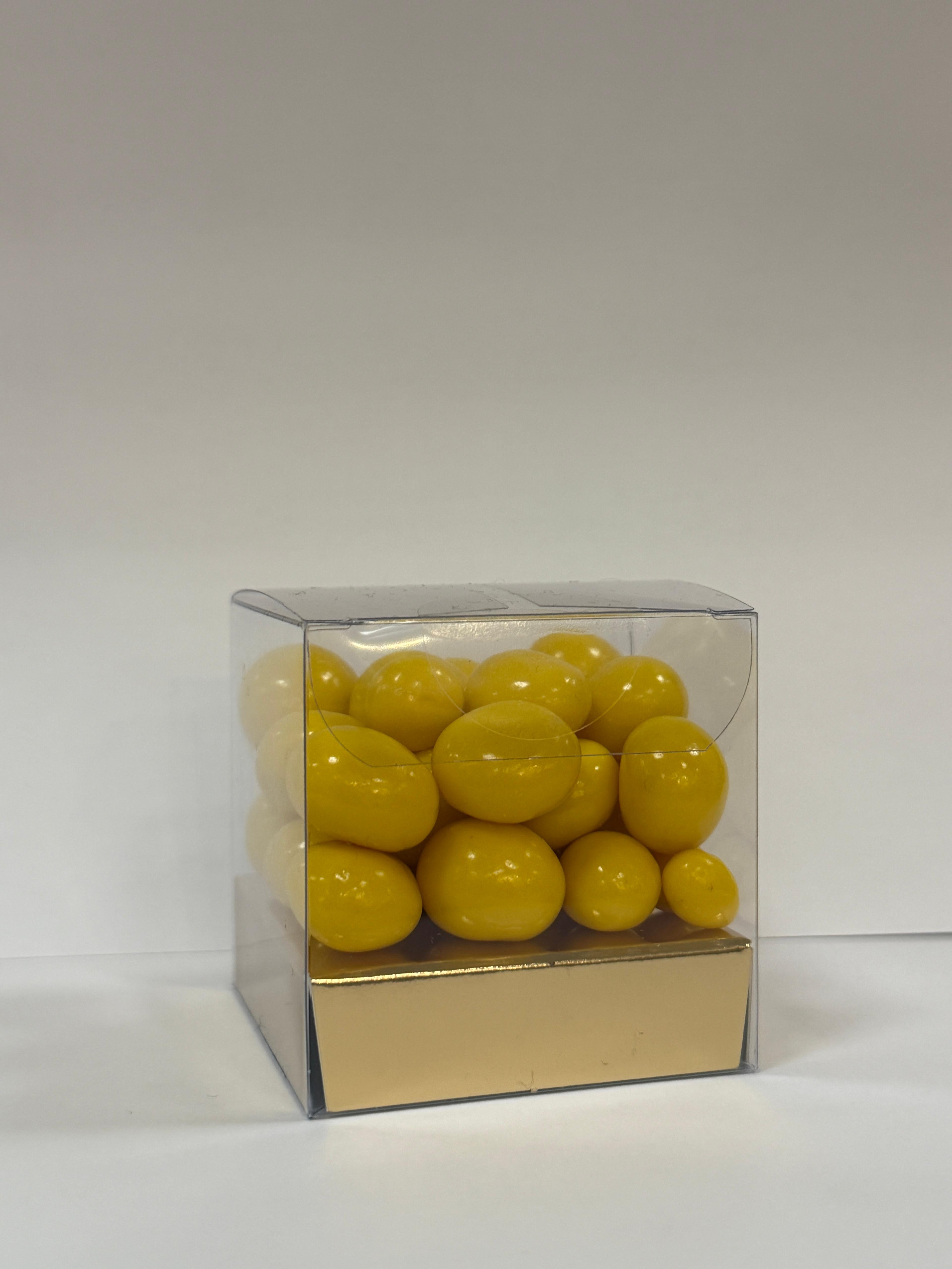 Box di limone candito ricoperto di cioccolato bianco -  cod. VBFR21