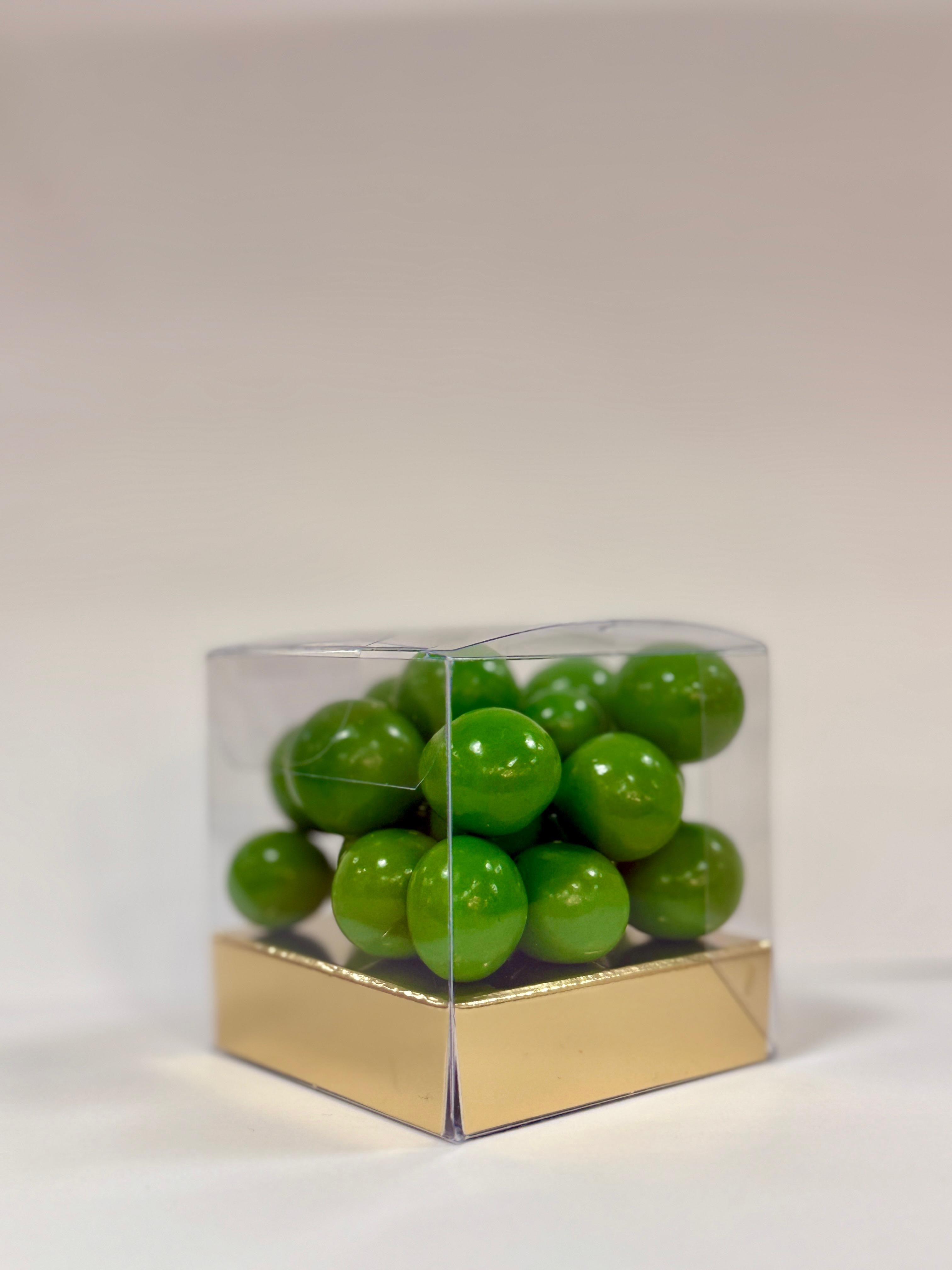 Box di pera candita ricoperta di cioccolato bianco - cod. VBFR21