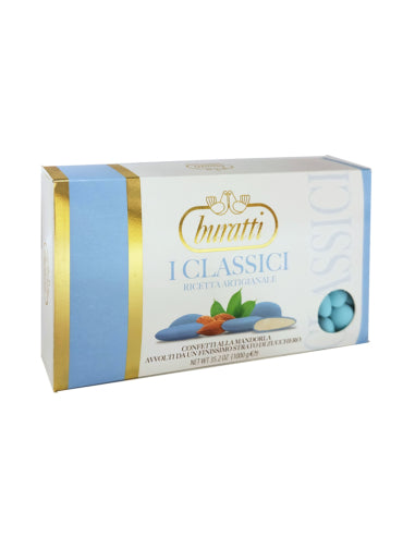 Confetti alla mandorla pelata azzurri 1 Kg - Buratti