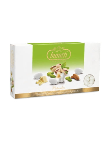 Confetti Tenerezze al pistacchio col. bianco 1 Kg - Buratti