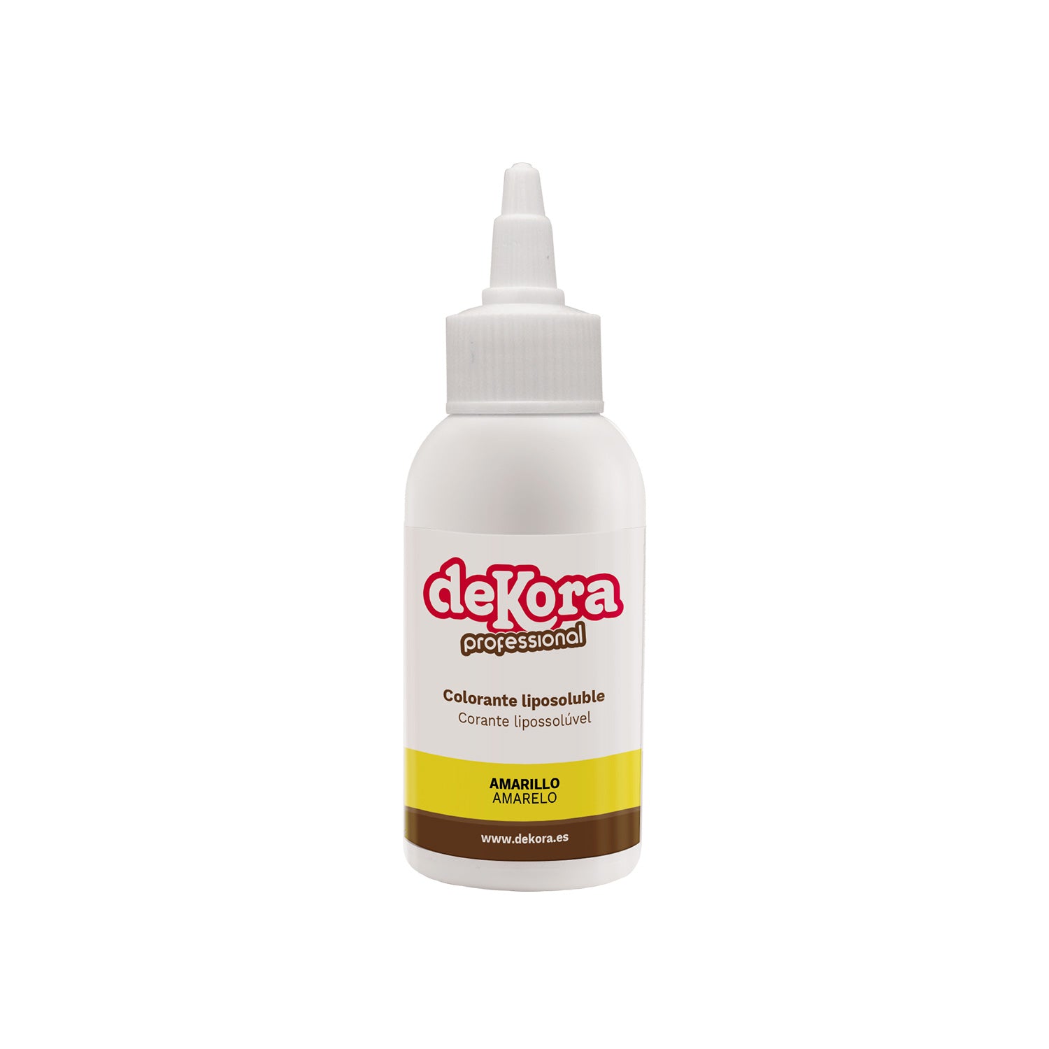 COLORANTE ALIMENTARIO LÍQUIDO LIPOSOLUBLE GIALLO 100 GR