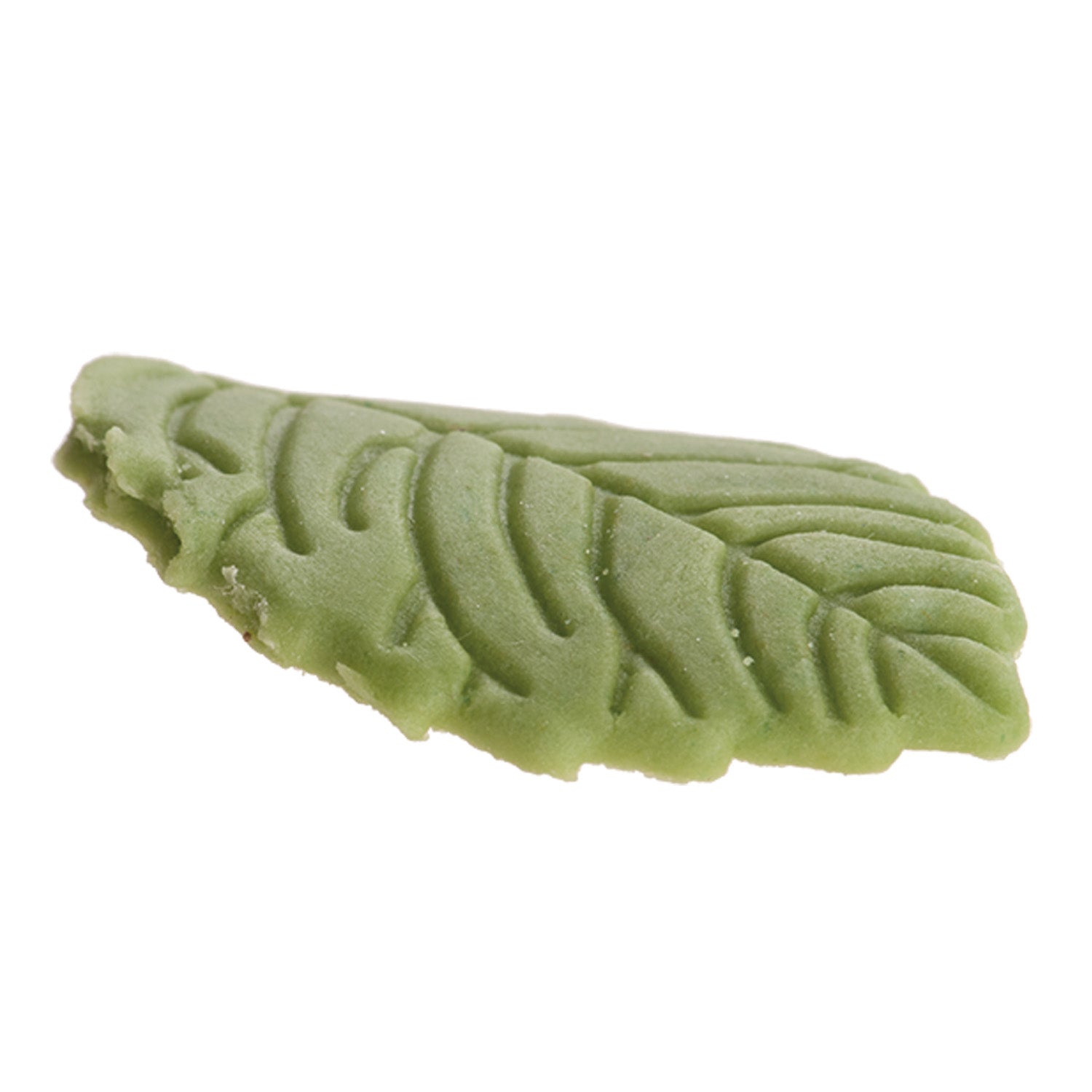 DECORAZIONE PASTA DI ZUCCHERO FOGLIA VERDE OLIVA 3,7CM 200pezzI
