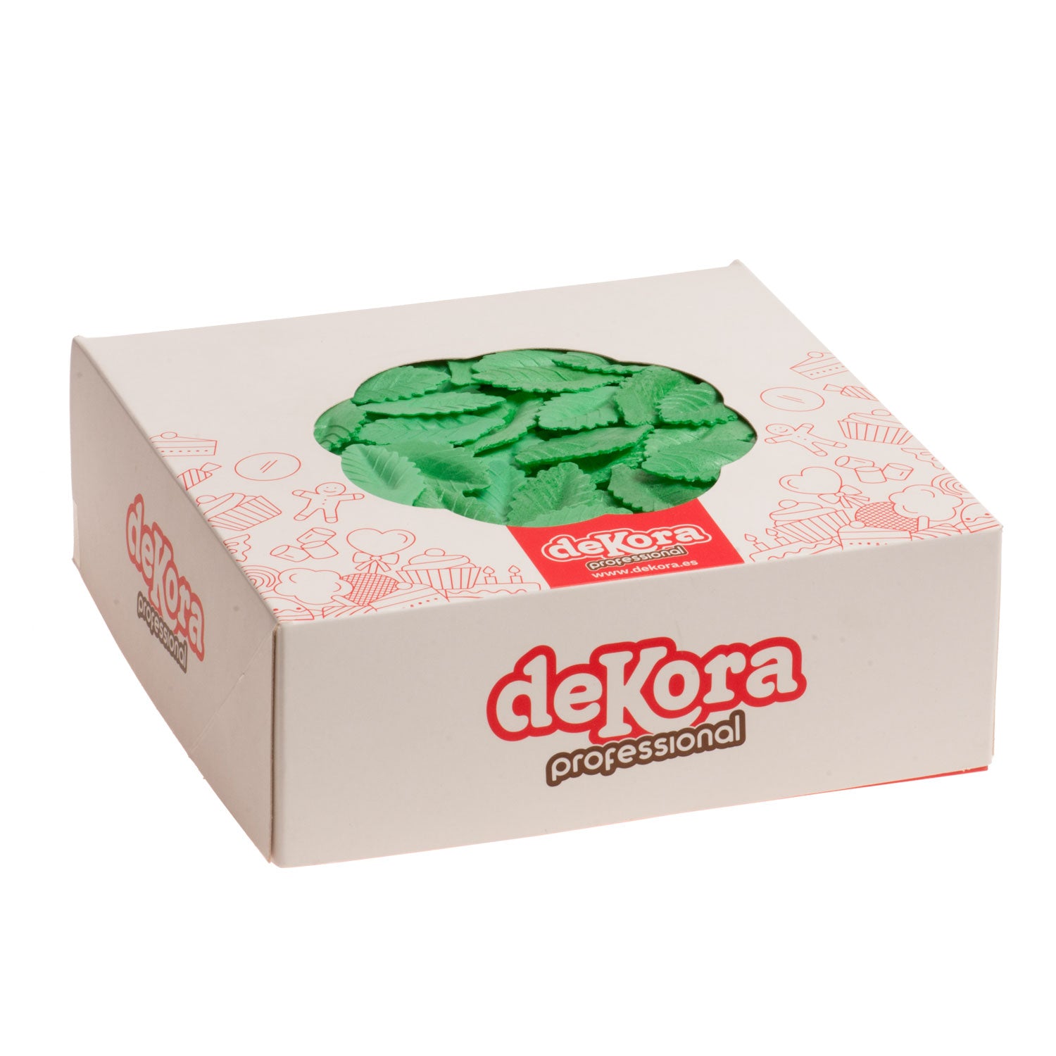 FOGLIA IN CIALDA VERDE SCURO 4,5CM 1000pezzi