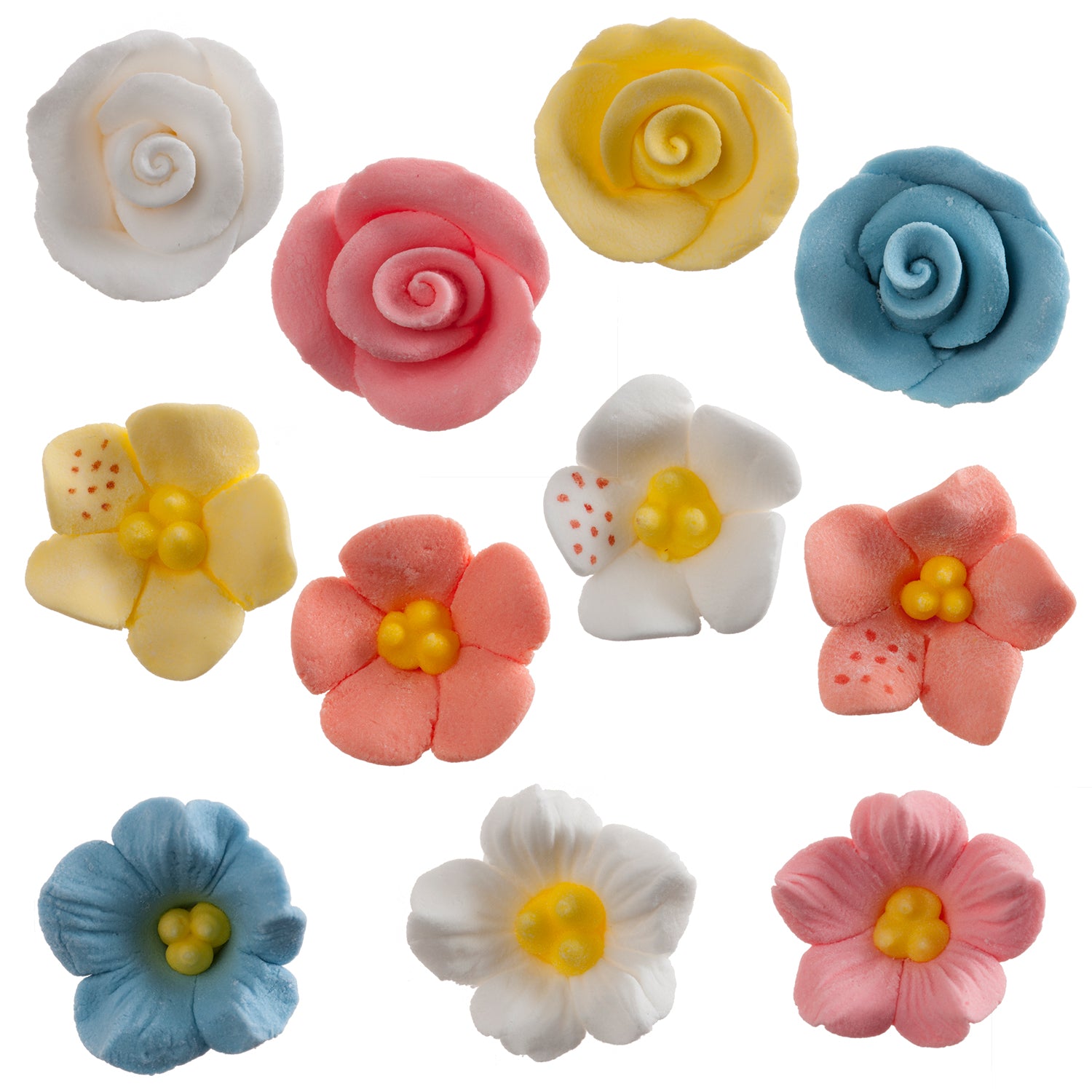 MINI FIORI ASSORTITI 2CM 128pezzi