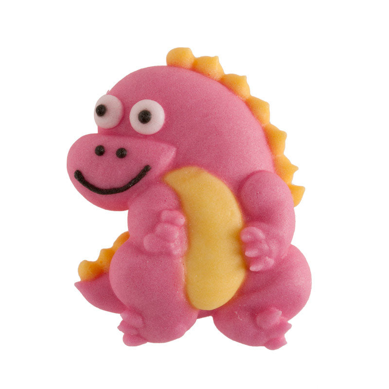 PASTA DI ZUCCHERO 2D DINOSAURI 3CM X 3CM 48PEZZI