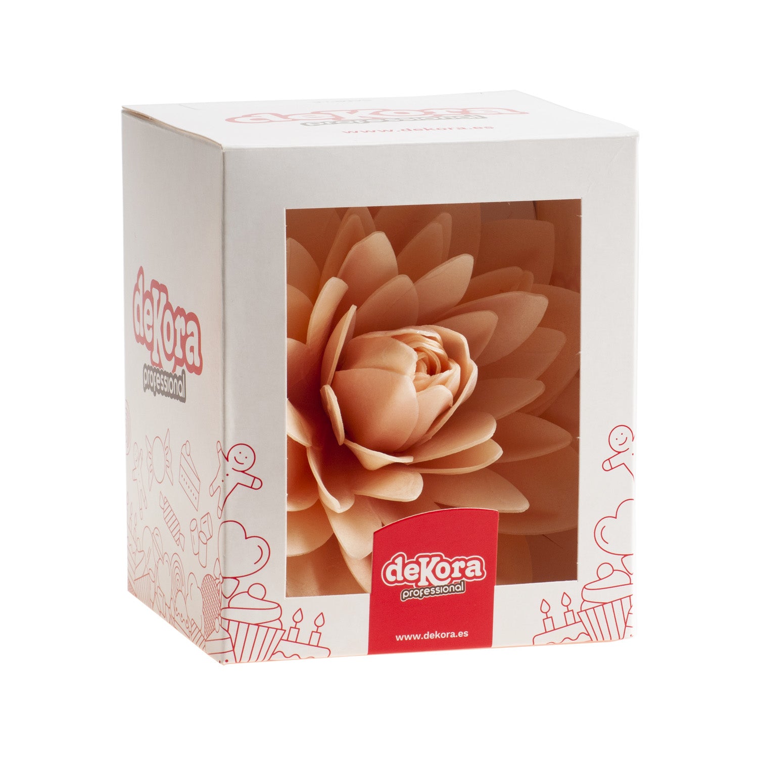 DAHLIA GIGANTE IN CIALDA COLORE PASTELLO  12,5CM