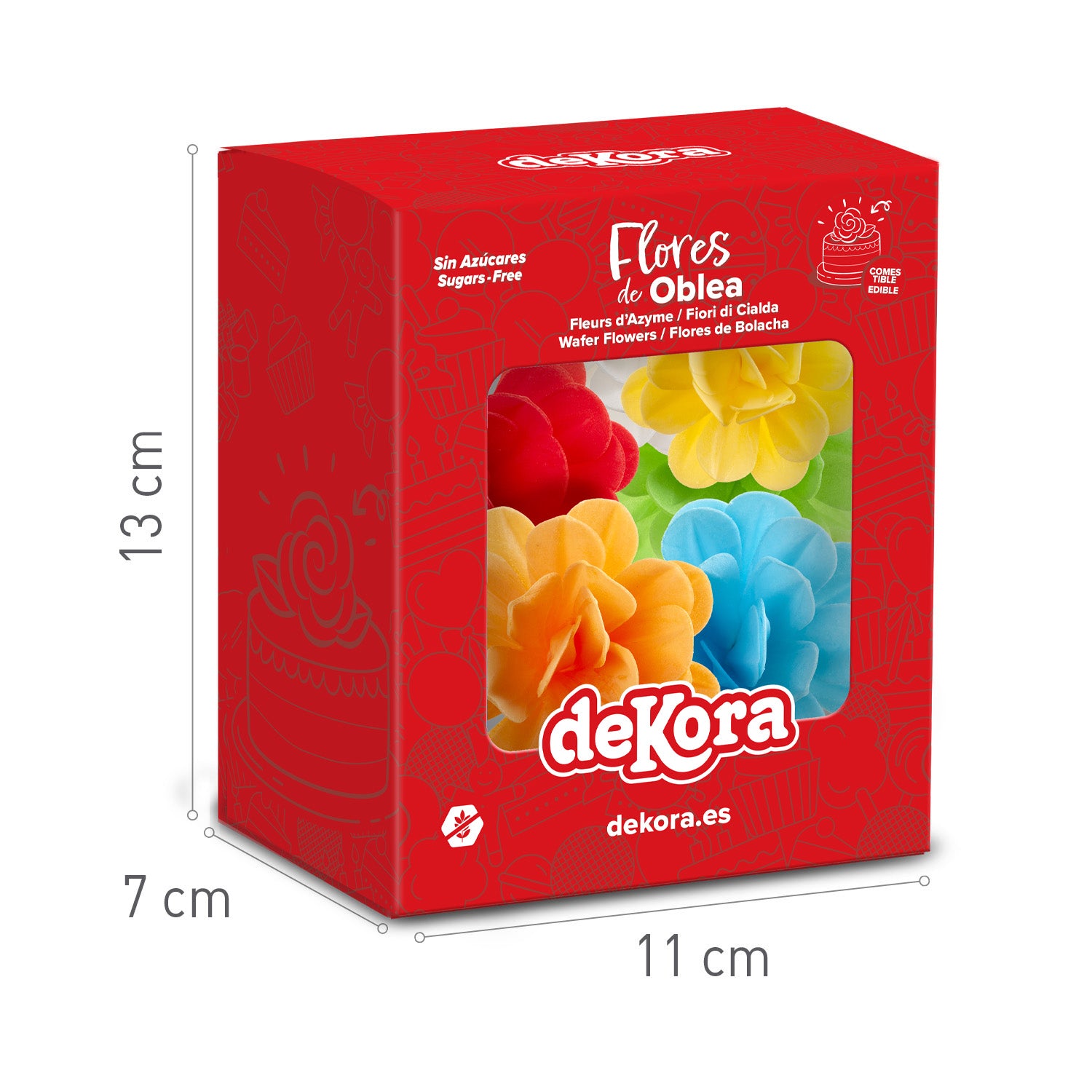 ROSA COLORI ASSORTITI CIALDA DEKORA