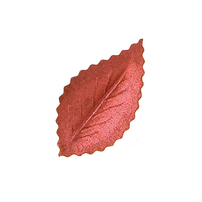 FOGLIA CIALDA ROSSO METALLIZZATO 4,2 CM 400pezzi