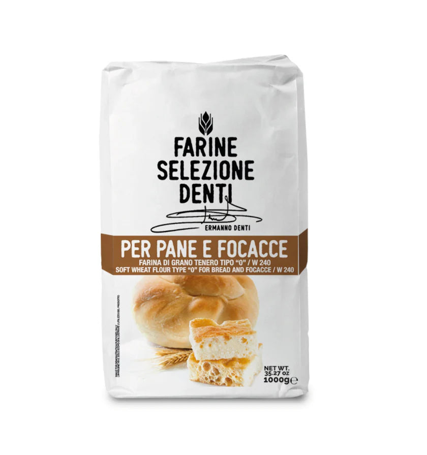 Farina 0 per Pane e Focacce W240 - 1Kg