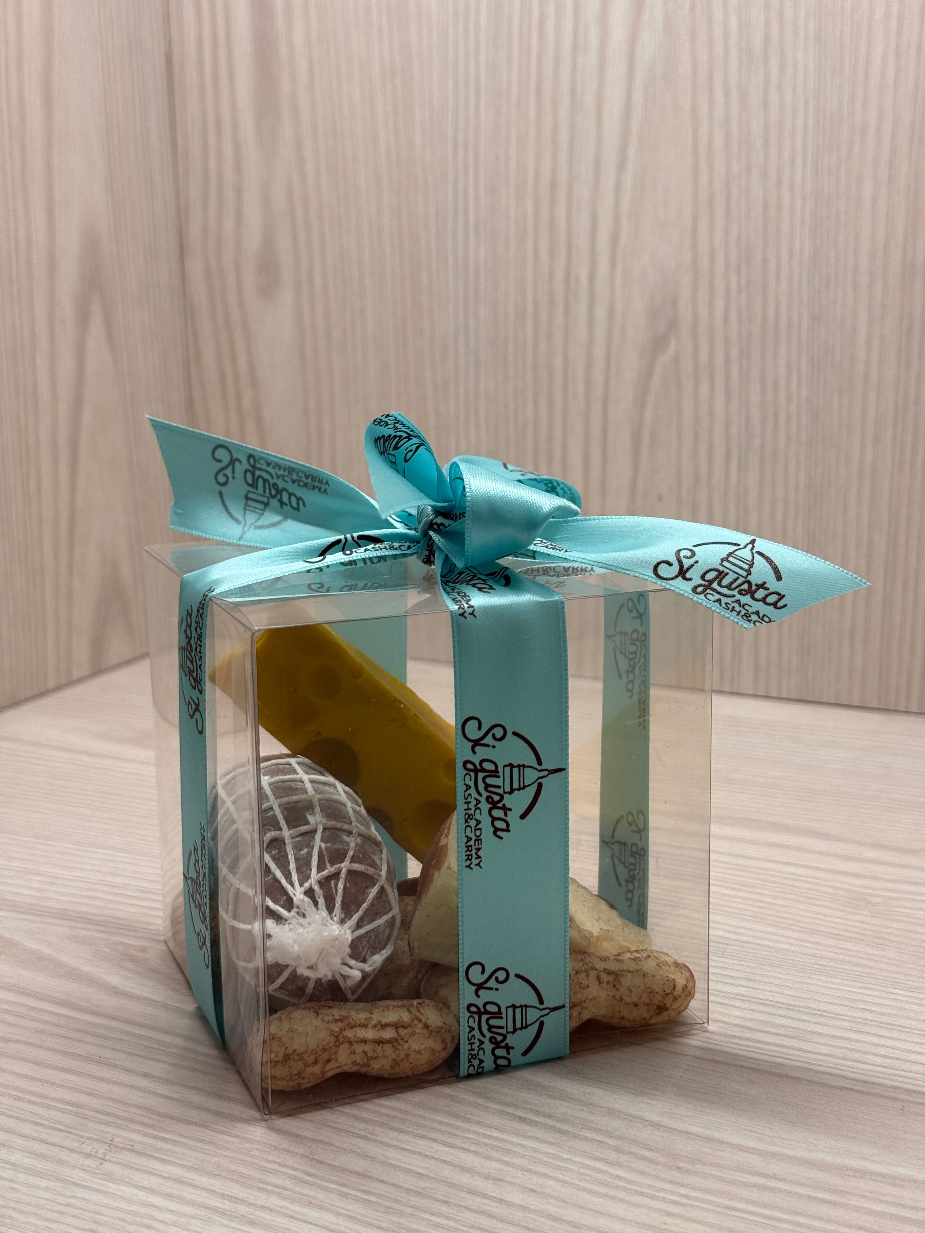 Confezione oggettistica cioccolato - 340gr c.a.