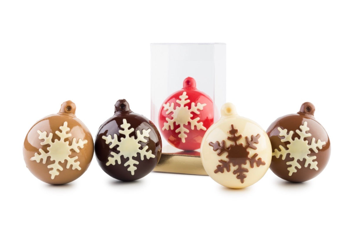 Palle Natale in cioccolato Chocolab - COD. VBCIOC35