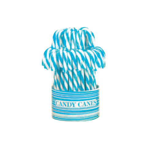 Caramelle bastoncini in zucchero biancoazzurro Rossini’s  50 pz - cod. ROSS306