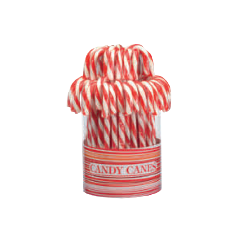 Caramelle bastoncini in zucchero biancorosso Rossini’s 50 pz - cod. ROSS158