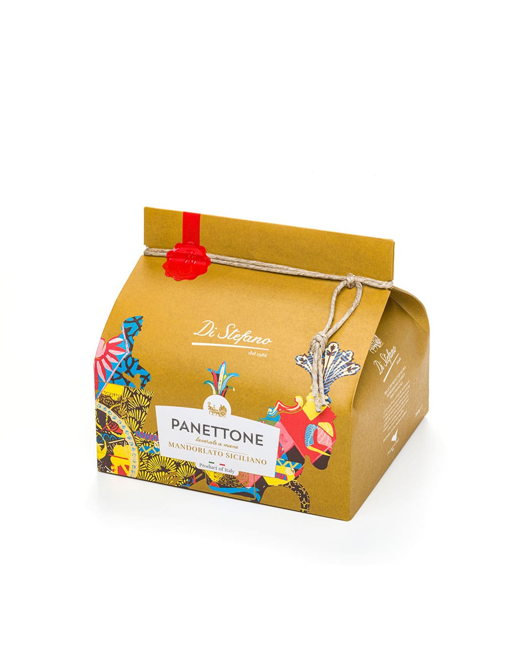 Panettone mandorlato siciliano bag 750 gr Di Stefano - cod. DISTE11