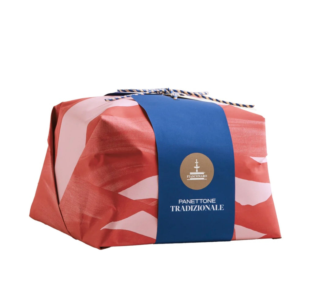 Panett. tradizionale kg. 1 incarto regalo a mano Fiasconaro - cod. FIASCO03