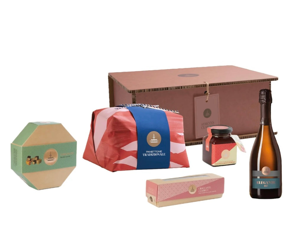 Strenna tradizion. pan.+ brut+ torronc.+ cubaita+ marm frag/ arance Fiasconaro - cod. FIASCO105