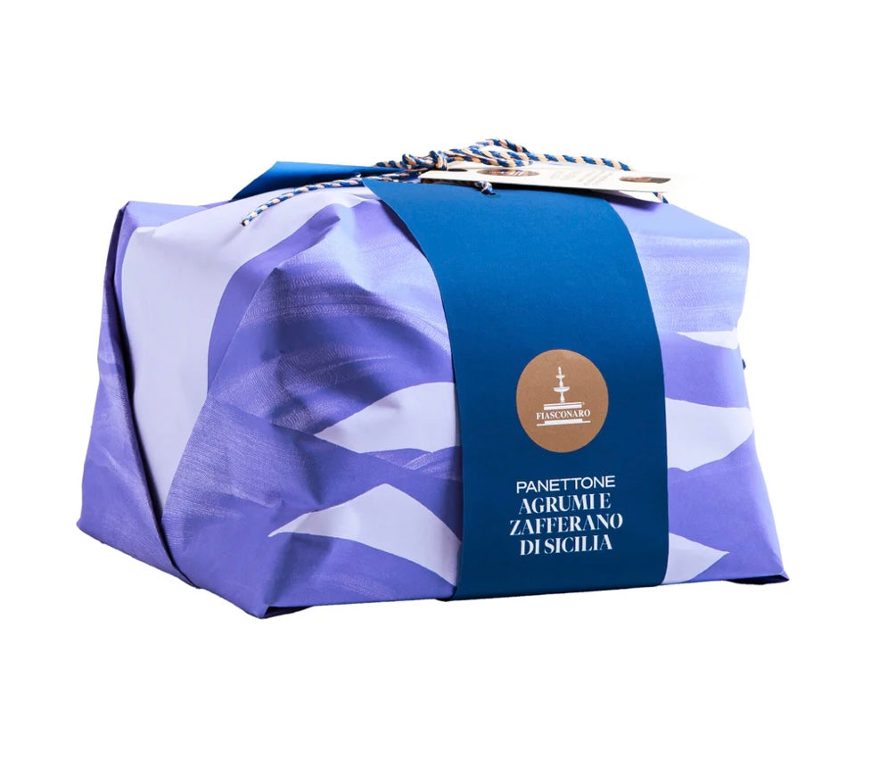 Panettone agrumi e zafferano di Sicilia 1 kg. Fiasconaro - cod. FIASCO137