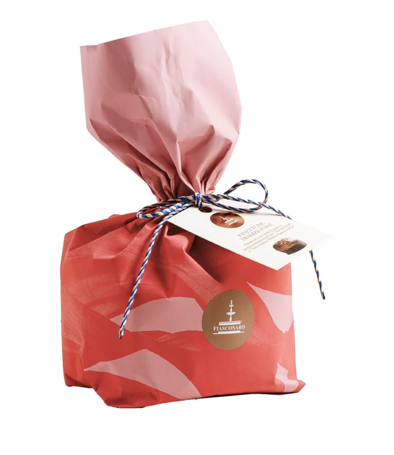Panettone tradizionale incartato a mano da 500gr Fiasconaro - cod. FIASCO36