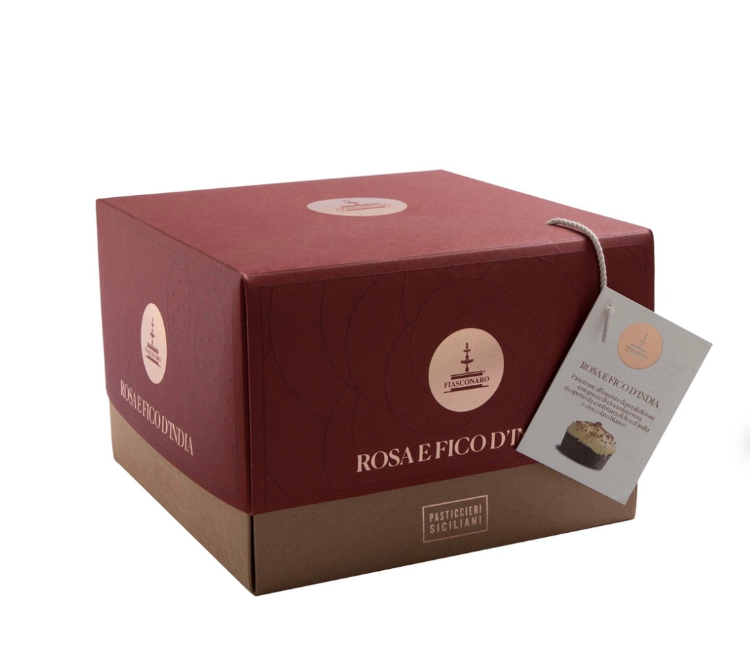 Panettone rosa e fico d’India da 1 Kg Fiasconaro - cod. FIASCO83