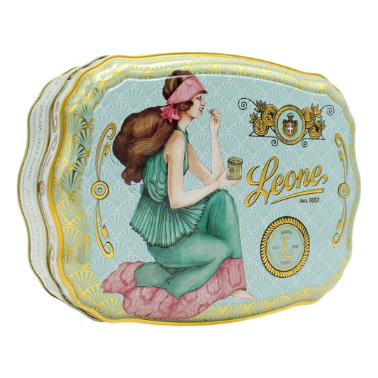 Latta Liberty verde con gelatine 200gr Leone - cod. LEO16