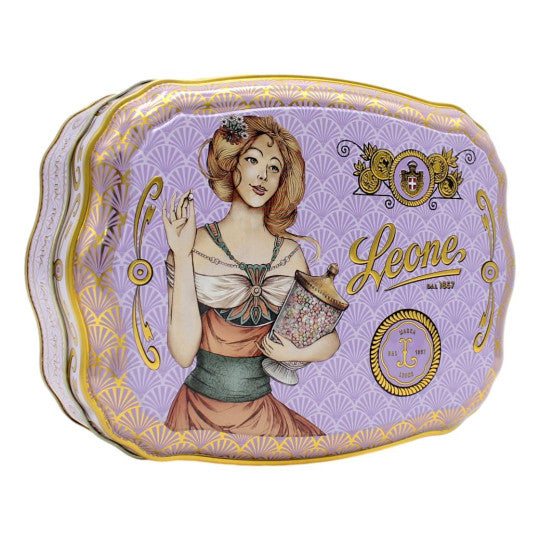 Latta Liberty viola con gelatine 200gr Leone - cod. LEO16