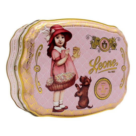 Latta Liberty rosa con gelatine 200gr Leone - cod. LEO16