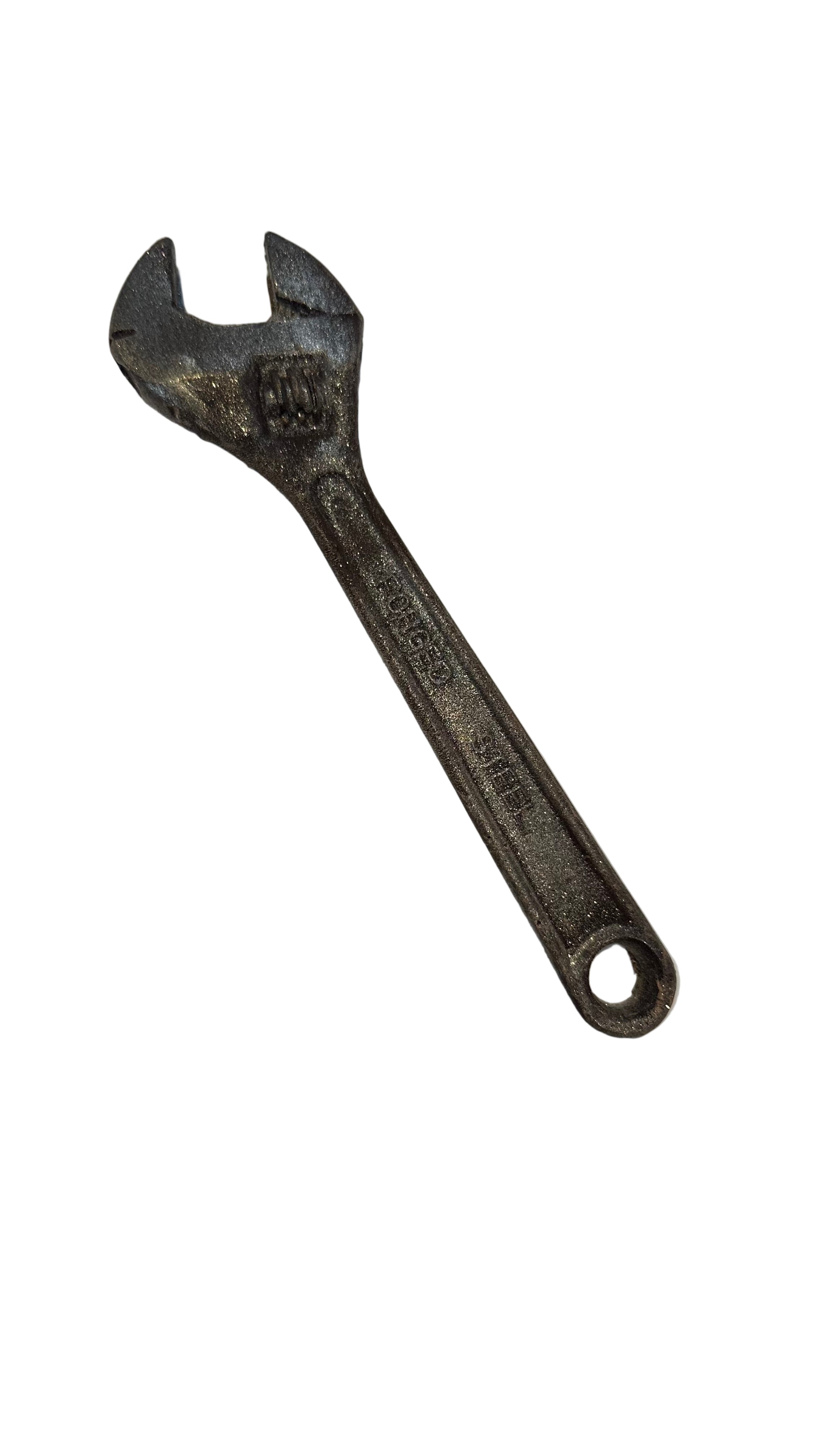 Scatola regalo con chiave fissa piccola, chiave inglese, martello e pinza