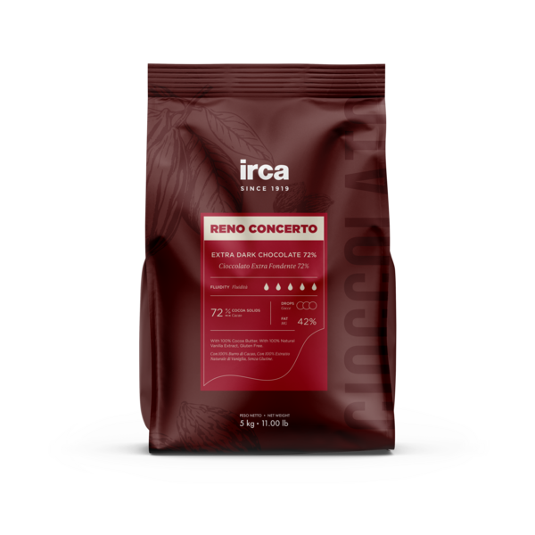 Reno Concerto Cioccolato Extra Fondente 72% 5 KG