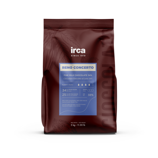 Reno Concerto Cioccolato Finissimo al Latte 34% - Irca