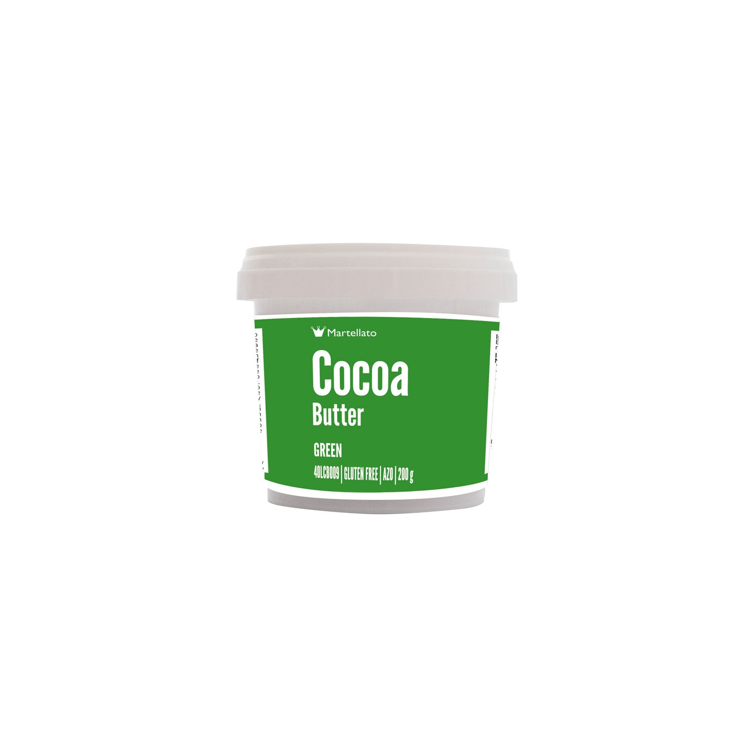 Colorante al Burro di Cacao Verde 200g - Martellato