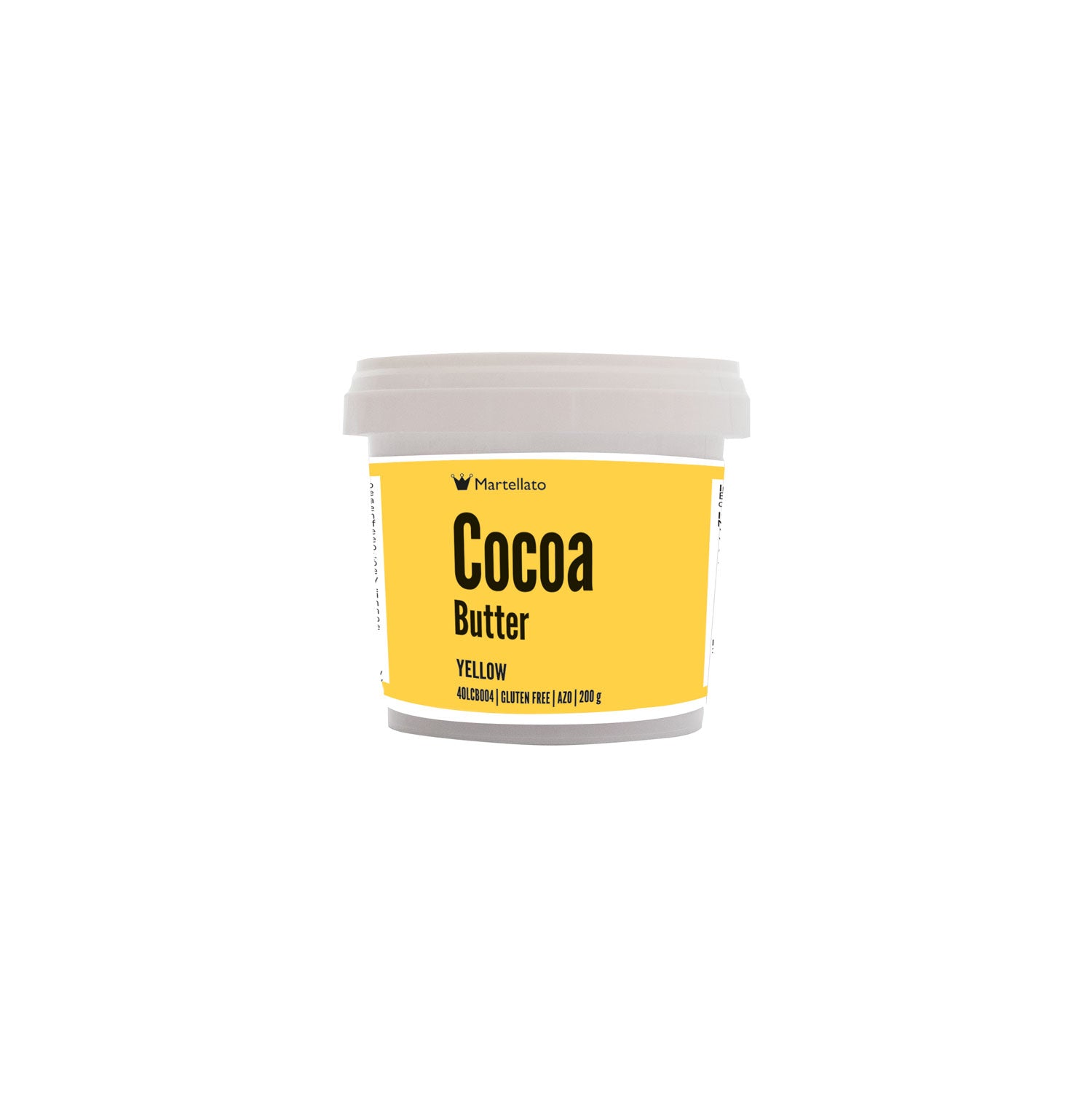Colorante al Burro di Cacao Giallo 200g - Martellato