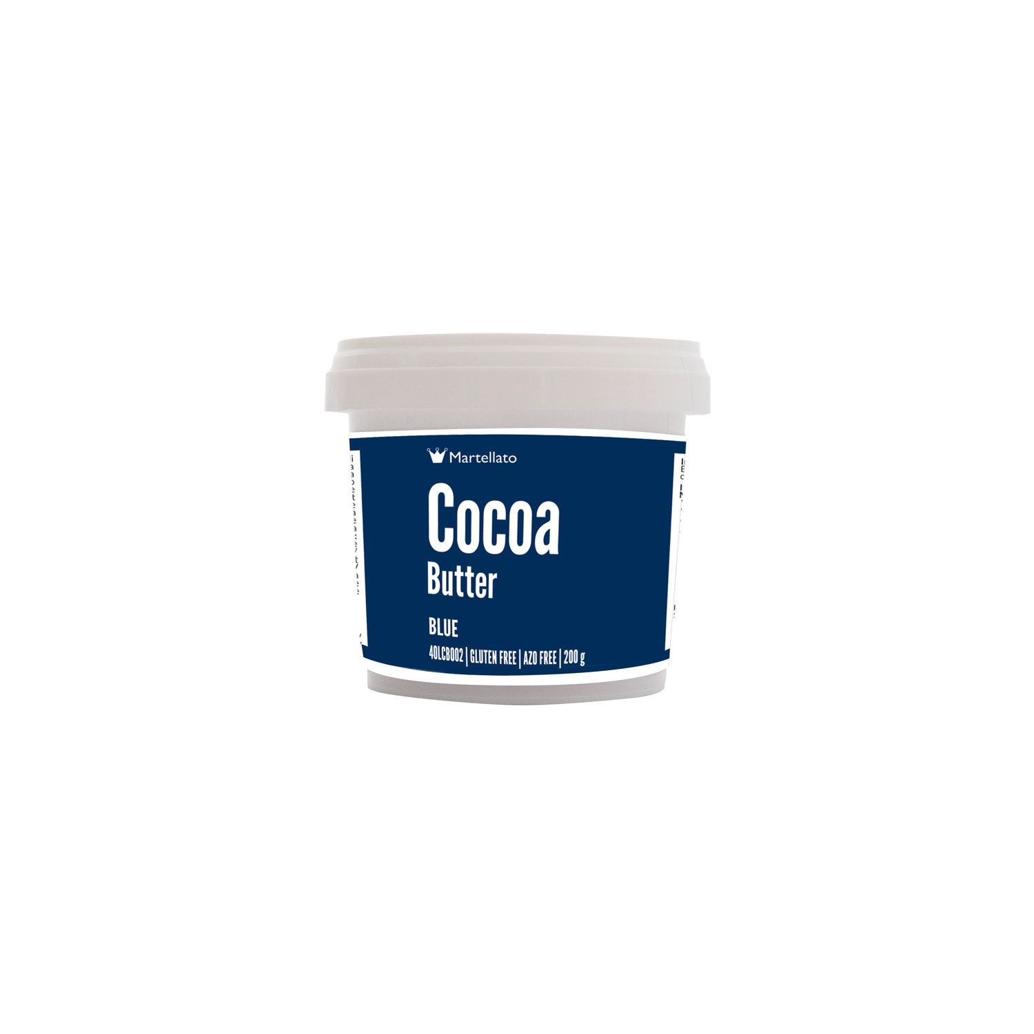 Colorante al Burro di Cacao Blu 200g - Martellato