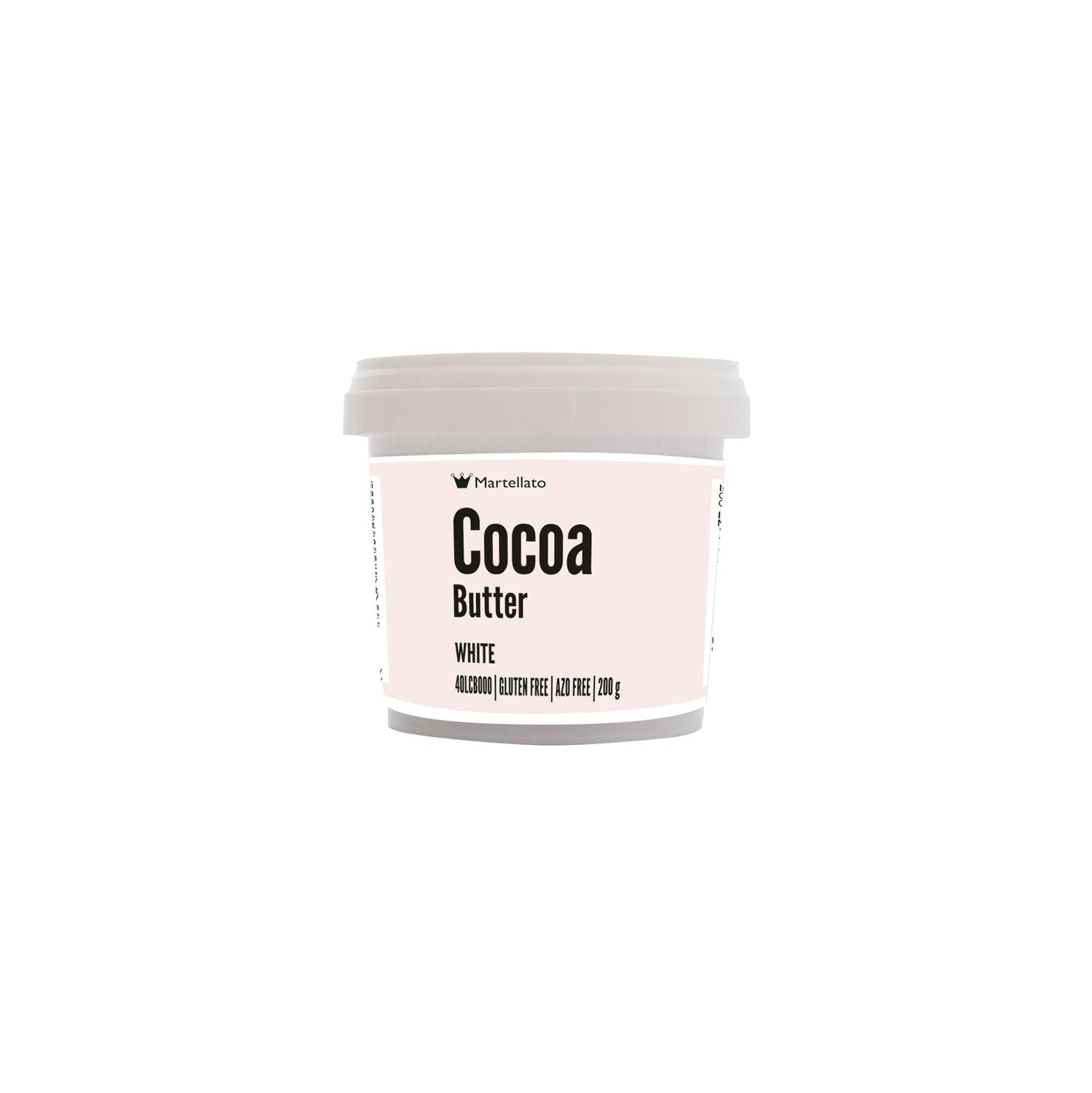 Colorante al Burro di Cacao Bianco 200g - Martellato