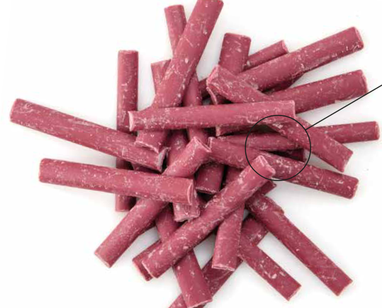 Barrette di Cioccolato Bianco ai Frutti Rossi - 1.2Kg