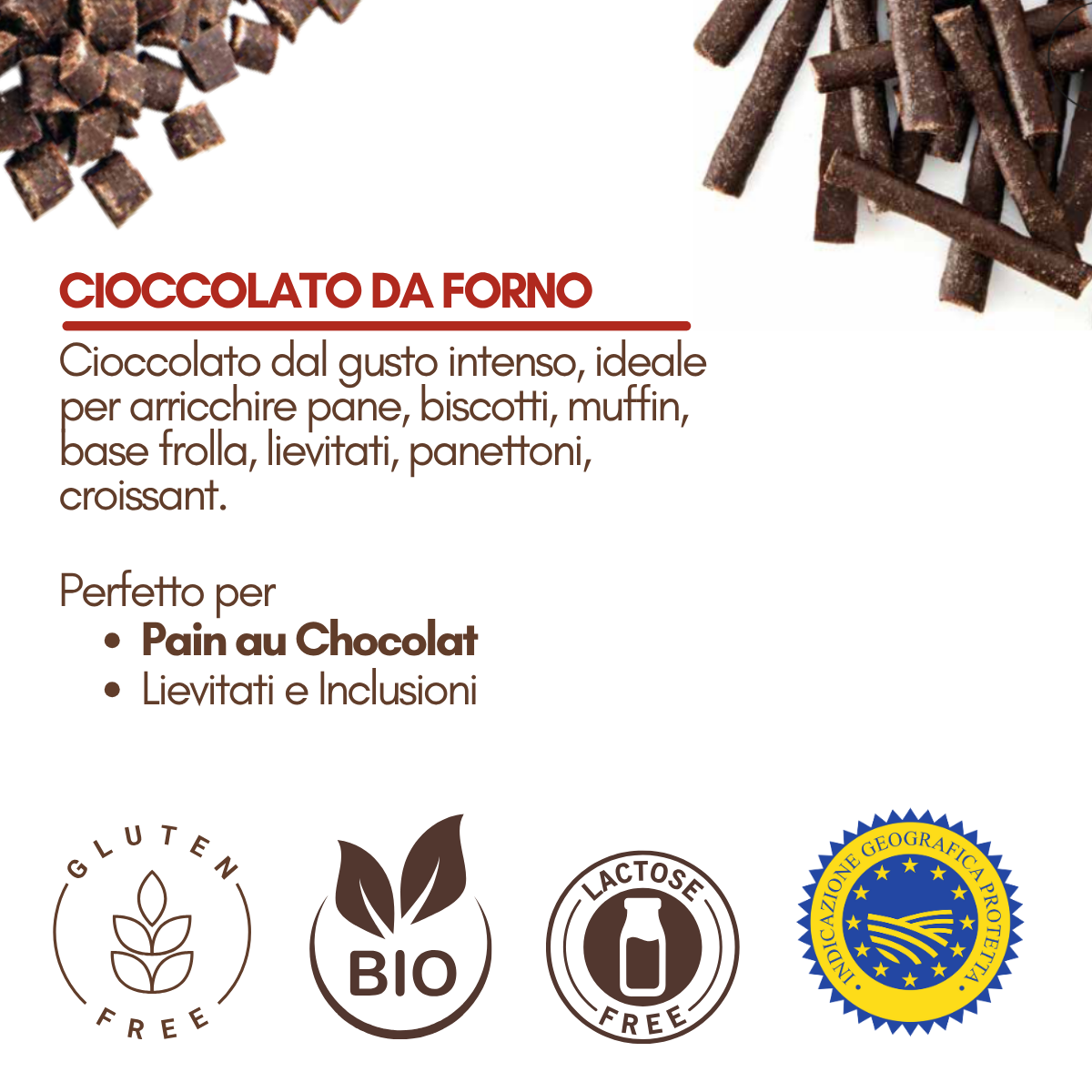 Chunks di Cioccolato di Modica IGP - 3Kg