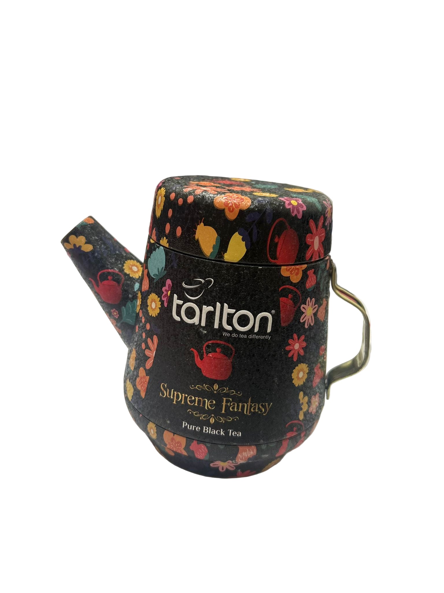 Latta "teiera" tè verde e nero 100 gr. Rossini's cod. ROSS151