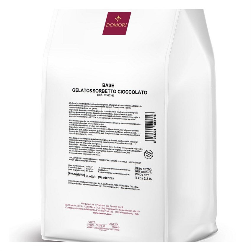 Base cioccolato per gelato e sorbetto Kg 1,1 - Domori