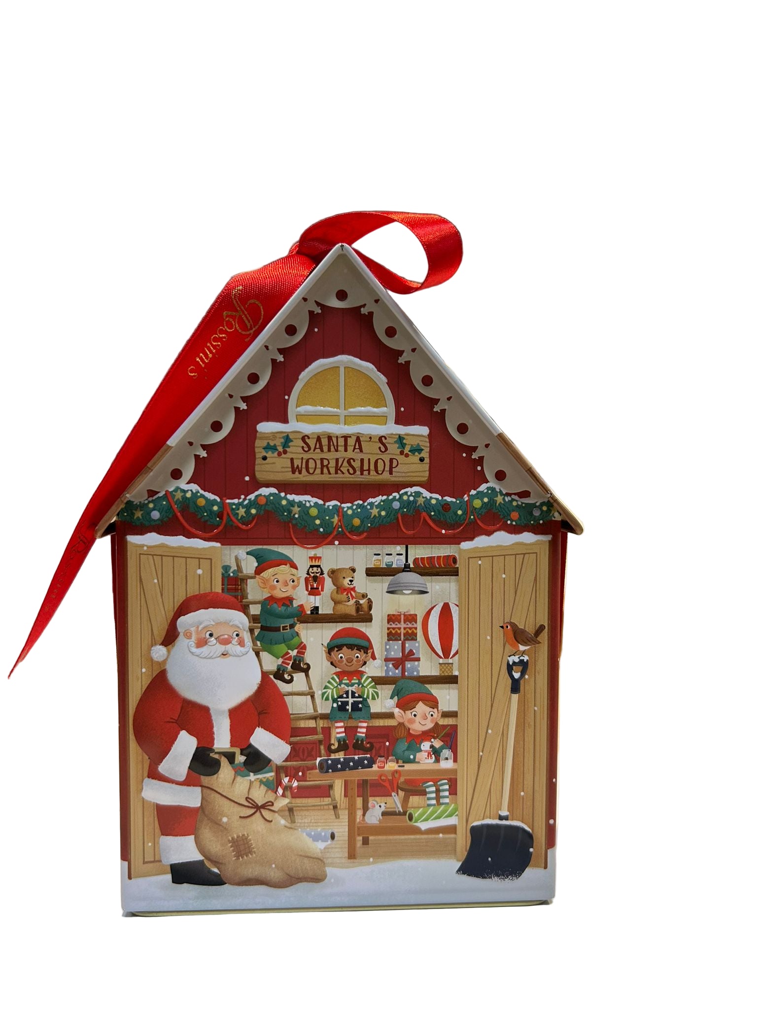 Latta Santa's workshop con musica 200 gr. Rossini's cod. ROSS333