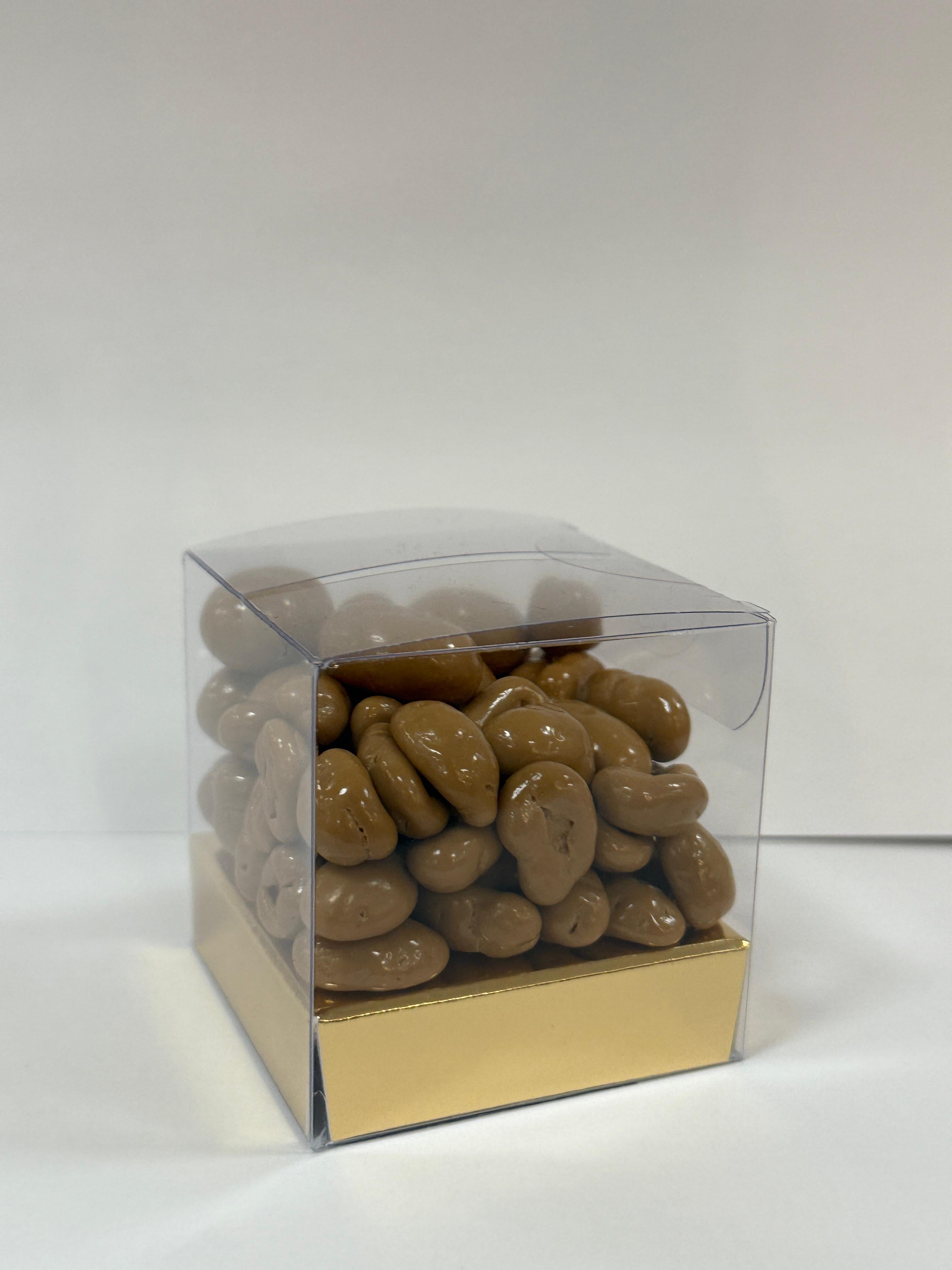 Box arachidi salate ricoperte di cioccolato bianco al caramello - cod. VBFR21