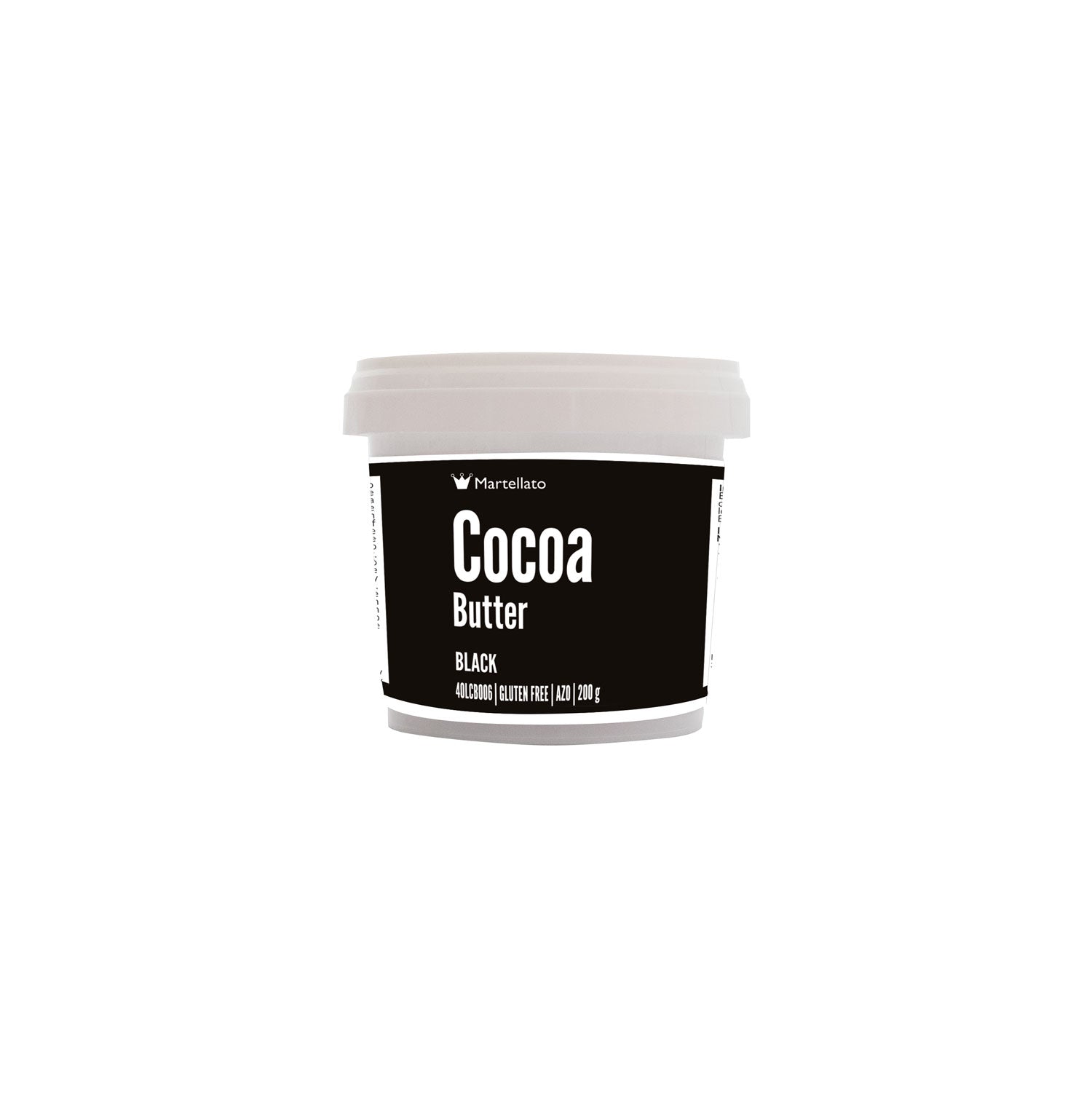 Colorante al Burro di Cacao Nero 200g - Martellato
